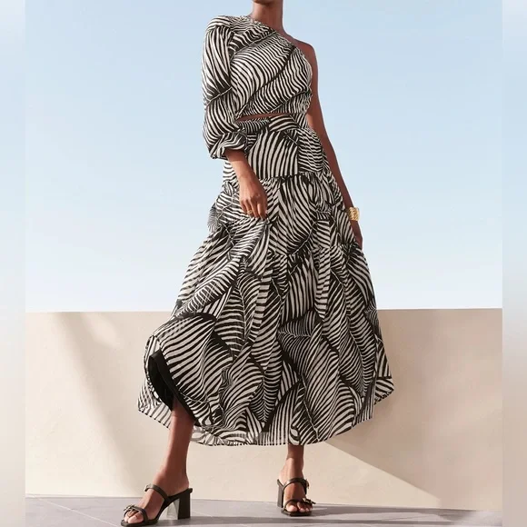 NWT Ann Taylor Tiered Full Skirt - Picture 3 of 3